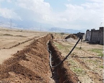 پیشرفت ۶۵ درصدی پروژه خط انتقال آب چاه های محسن آب به پایانه مرزی مهران
